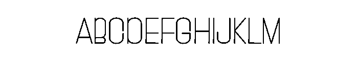 Minibeach Font UPPERCASE