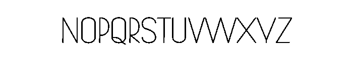 Minibeach Font UPPERCASE