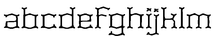 Minimal Blackletter FONT