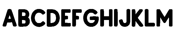 Minimal Bold Regular Font UPPERCASE