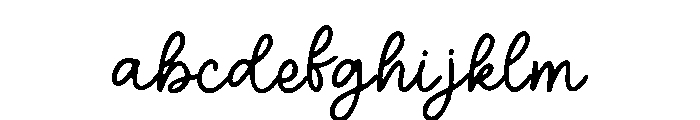 Minimal Handwriting FONT