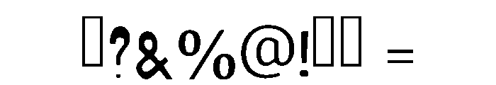 Minimal Western Regular Font OTHER CHARS
