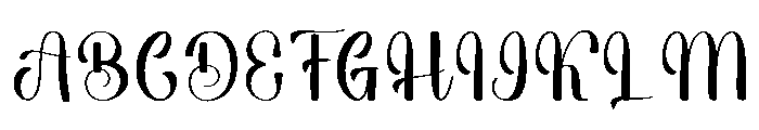 Minimalist Birthday Font UPPERCASE