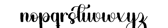 Minimalist Birthday Font LOWERCASE