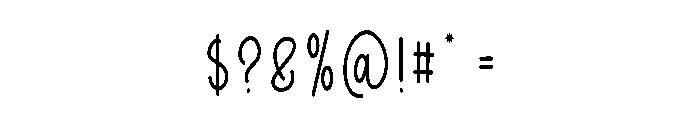 Minimalist Classy Font OTHER CHARS
