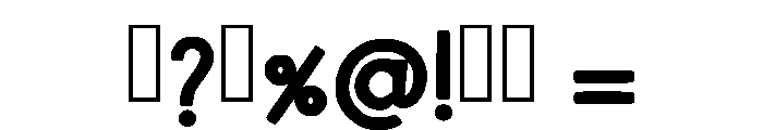 Minimalist Edition Regular Font OTHER CHARS
