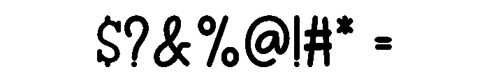 Minimalist Handwritt Font OTHER CHARS