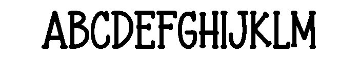 Minimalist Handwritt Font UPPERCASE