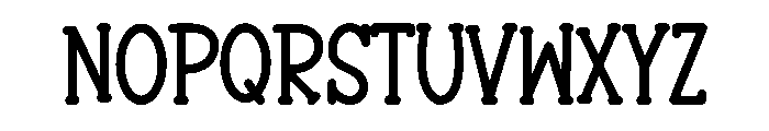 Minimalist Handwritt Font LOWERCASE