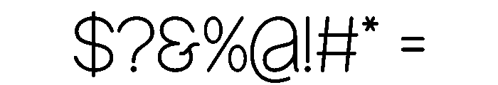 Minimalist Lemonade Font OTHER CHARS
