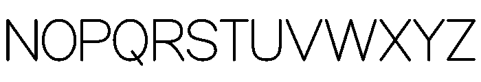 Minimalist Lemonade Font UPPERCASE