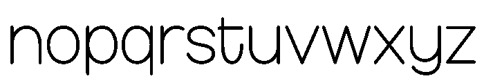Minimalist Lemonade Font LOWERCASE