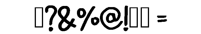 Minimalist Letters Regular Font OTHER CHARS