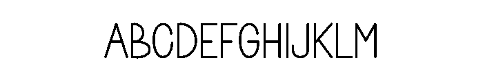 Minimalist Lifestyle Font UPPERCASE