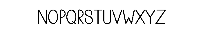 Minimalist Lifestyle Font LOWERCASE