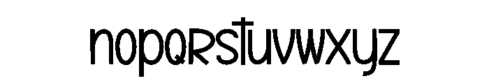 Minimalist Monday Font LOWERCASE