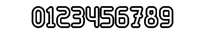 Minimalist Outline Font OTHER CHARS