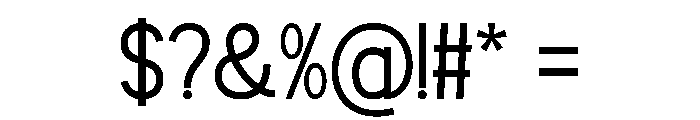 Minimalist Restaurant Regular Font OTHER CHARS