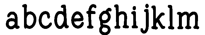 Minimalist Typewriter Regular FONT