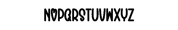 Minimals Outline Font UPPERCASE