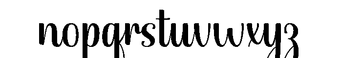 Ministar Font LOWERCASE