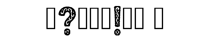 Mino Regular Font OTHER CHARS