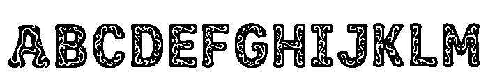 Mino Regular Font UPPERCASE