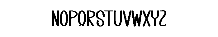 Minstar Holiday Font UPPERCASE