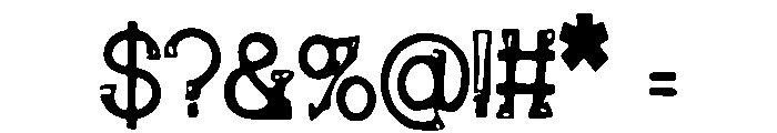 Mint_Cream Font OTHER CHARS