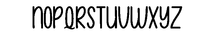 Mint Lemon Serif Regular Font UPPERCASE