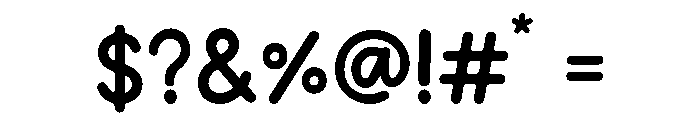 Mint Memory Font OTHER CHARS