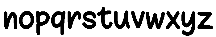 Mint Memory Font LOWERCASE