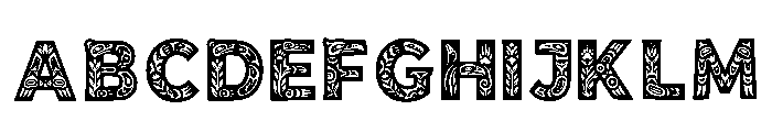 Mint Regular Font UPPERCASE