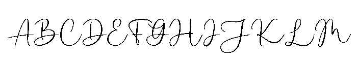 MintLemonSignature-Regular Font UPPERCASE
