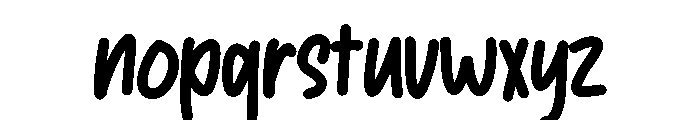 Mintil Font LOWERCASE
