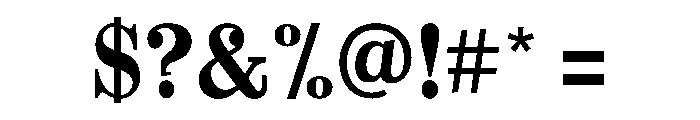 Mira Vogue Font OTHER CHARS