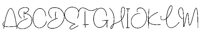 Miracle Birthday Font UPPERCASE