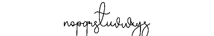 Miracle Birthday Font LOWERCASE