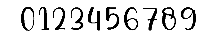 Miracle Calligraphy Font OTHER CHARS