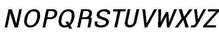 Miracle Mono Bold Italic Font UPPERCASE