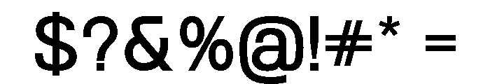 Miracle Mono Bold Font OTHER CHARS