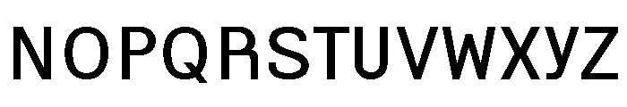 Miracle Mono Bold Font UPPERCASE