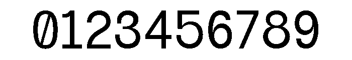 Miracle Mono Regular Font OTHER CHARS