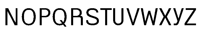 Miracle Mono Regular Font UPPERCASE