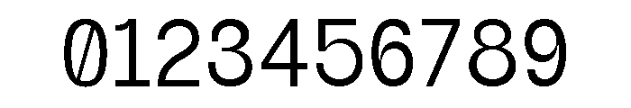 Miracle Mono Thin Font OTHER CHARS