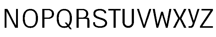 Miracle Mono Thin Font UPPERCASE