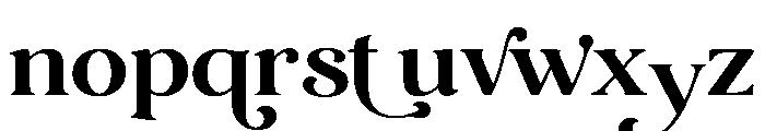 Miracle Past Font LOWERCASE