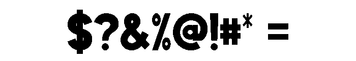 Mirage Thinker Regular Font OTHER CHARS