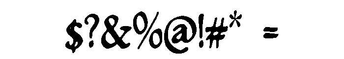 Miralight Font OTHER CHARS