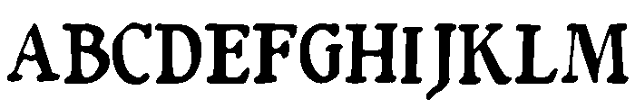 Miralight Font UPPERCASE